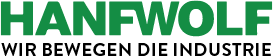 Logo der Firma HANFWOLF - WIR BEWEGEN DIE INDUSTRIE